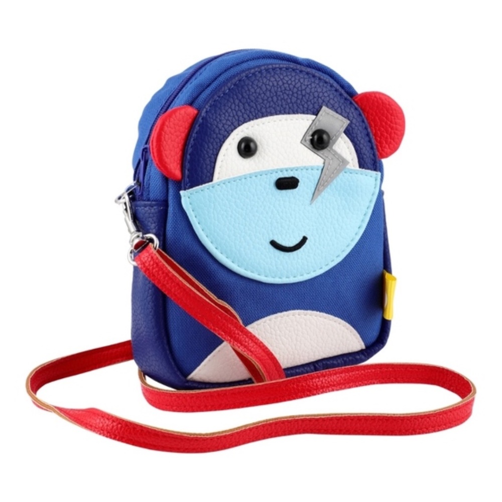 Puku Pals Mini Monkey Backpack Crossbody Bag